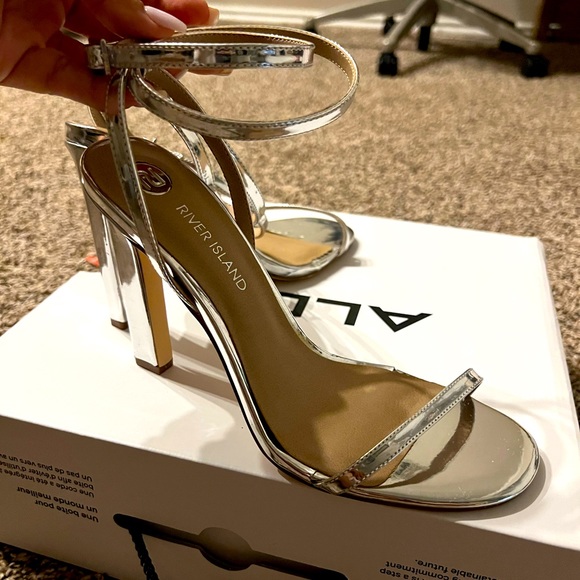 River Island Shoes River Island Ankle Wrap Barely There Heels